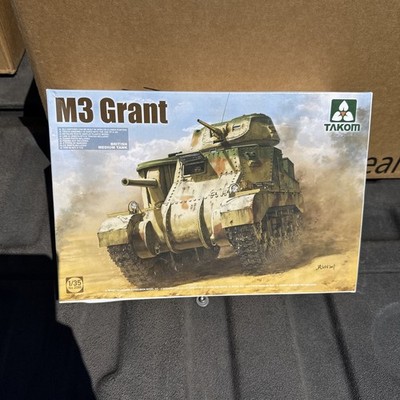Takom 2086 1/35 British Medium Tank M3 Grant Assmble Model kit Unassembled