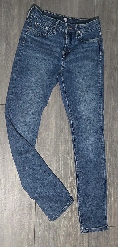 GAP Kids Girl's Kids Super Skinny Jeans- Medium Indigo - Size 12 #190329