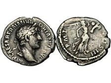 Hadrian, denarius, Rome, 123