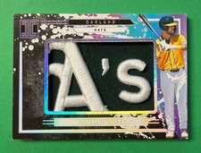 2025 PANINI IMPECCABLE TOMMY WHITE JUMBO HATS PATCH 5/6 ATHLETICS