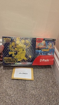 Pokemon Surging Sparks Elite Trainer Box und Booster Bundle Costco, 2er Pack