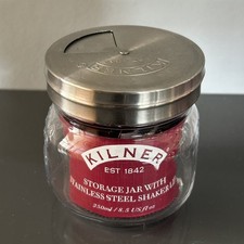 Kilner Glass Storage Jar With Shaker Lid 250ml Spice & Herb Dispenser