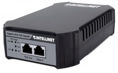 Intellinet Gigabit Ultra PoE-Injektor, 1 x 95 Watt-Port, IEEE 802.3bt und IEEE 8