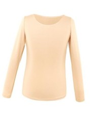 Nude Dance Bodysuit for Girls M 4-6Years Nude-tops