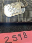 GI JOE 1964 ACTION FIGURE DOG TAG WITH CHAIN VINTAGE