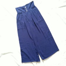 Comme Des Garcons High Waist Wide Pants Easy