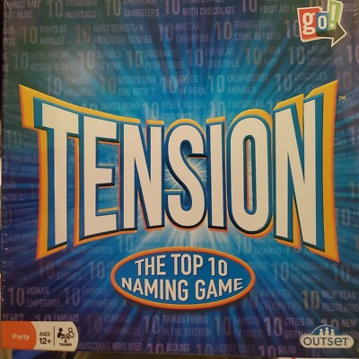 Tension: The Top 10 Naming Game Board Game (2016) Cheatwell Games Party Game
