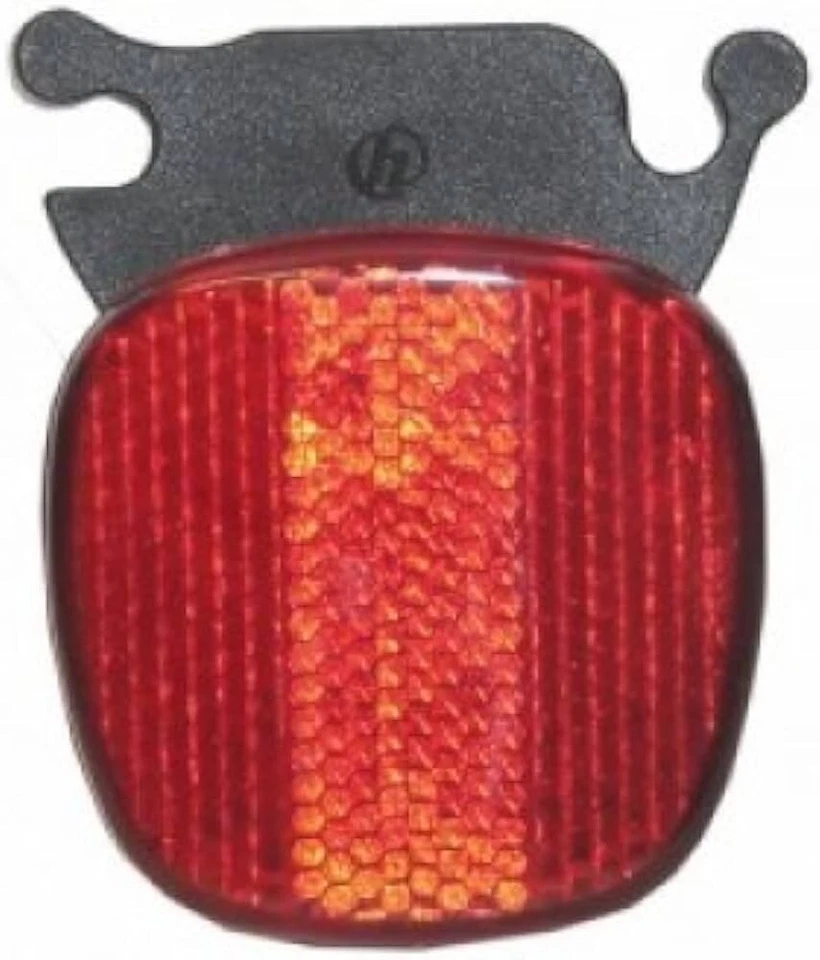 Herrmans Clip On Heck Fahrrad Reflektor mit Fahrradsattel Standard Schienenbefestigung