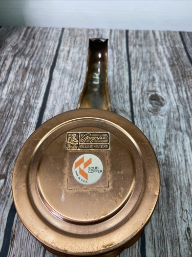 Gregorian Copper Silent Butler Hammered, Ash & Crumb Keeper - Picture 5 of 12