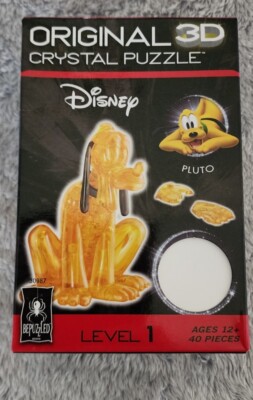 BePuzzled 3-D Licensed Crystal Puzzle-Disney Pluto Complete 