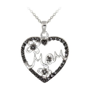 Treated-Black-Diamond-Accent-Mom-Heart-Necklace-in-Sterling-Silver