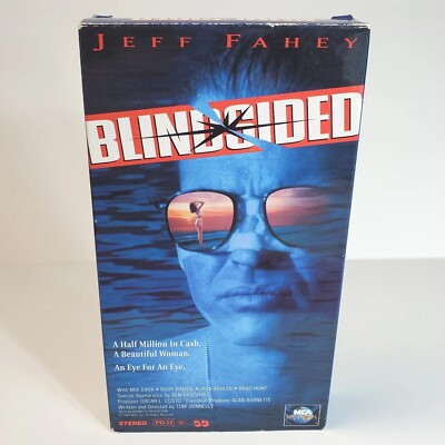 Blindsided (1993) - VHS - Thriller - Jeff Fahey - Crime OOP RARE