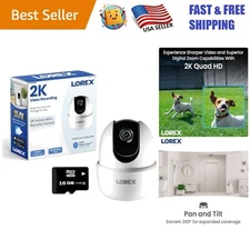 Indoor 2K Wi-Fi Security Camera with Person Detection & 2-Way Talk Feature
