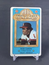 1981 Perma-Graphics Credit Card #29 Rod Carew