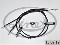 Linex 15.02.19 Handbremsseil L/R Hinten FüR Focus 1.4-2.0 10.98-03.05 Ford
