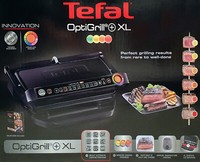 Tefal Optigrill+ Xl GC7228 Kontaktgrill, Tischgrill Black, 2000W, Schwarz