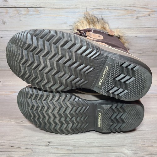 Sorel Joan of Arctic hohe Damen-Winterstiefel braunes Wildleder Größe 8 - Bild 10 von 10