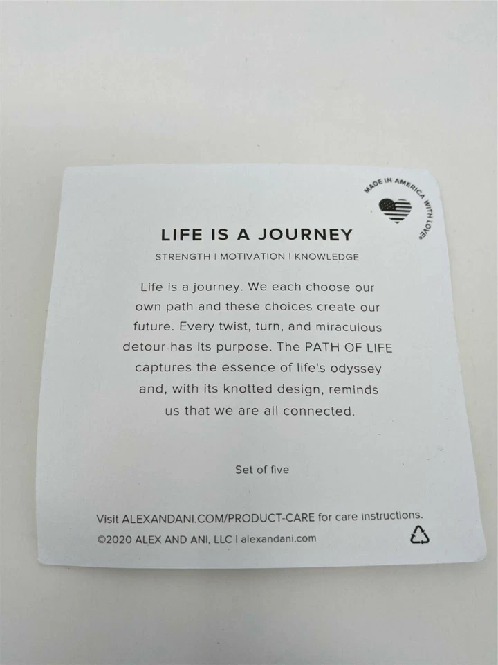 Brazaletes Alex & Ani Life is a Journey Nuevos Comienzos, 2"-3.5" - Oro Rosa Foto 3 de 4