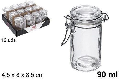 Vasetti Vetro Portatili Fiaschette Vetro 0,5 Cl - Set 2 Pezzi Con Tappo Ermetico - Per Liquori E Oli Fiaschette Vetro 0,5cl - 9