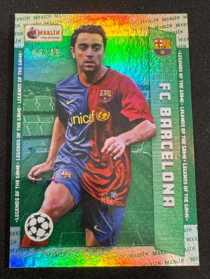 Topps 23-24 Merlin Heritage Legend FC Barcelona Xavi /49 Green