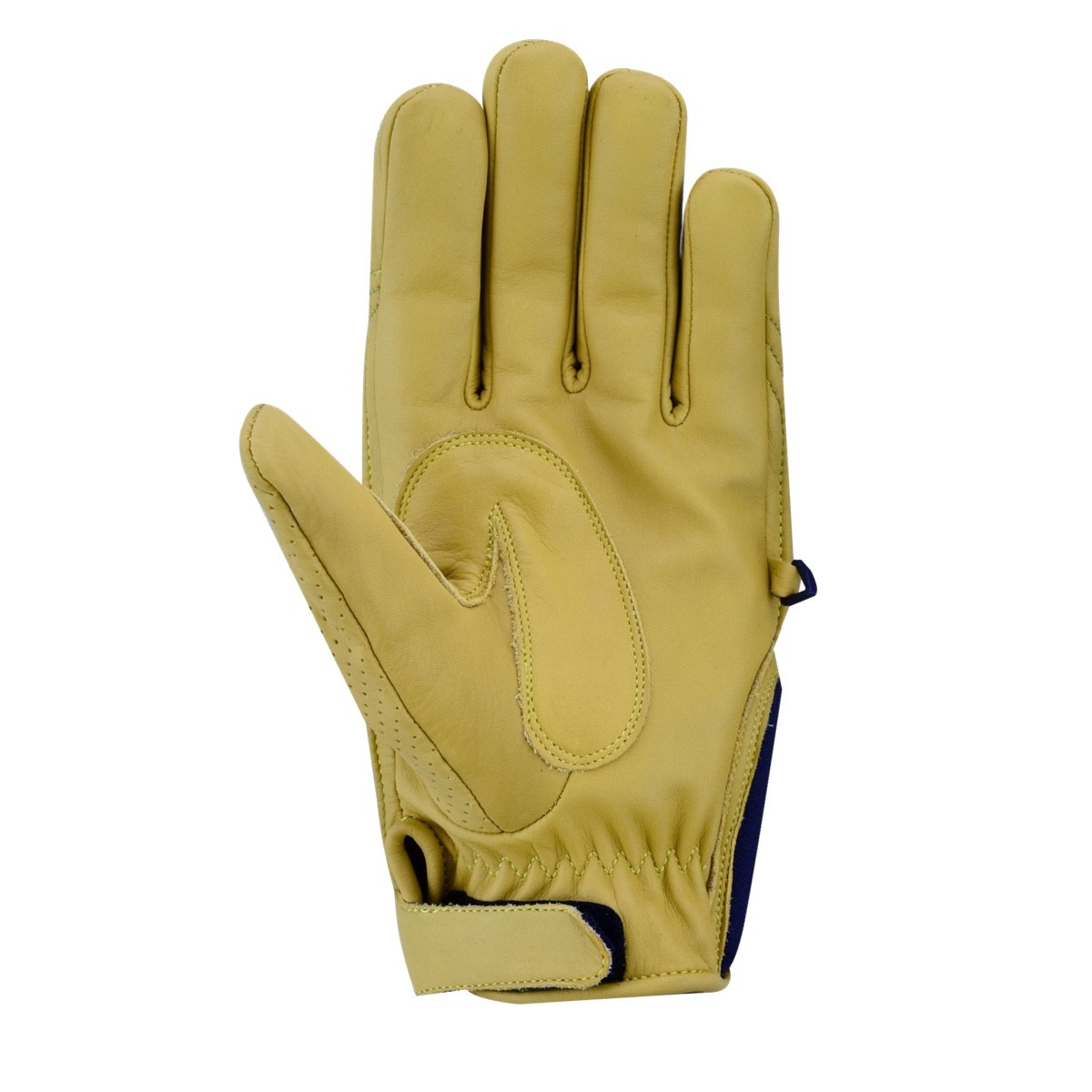 Motorradhandschuhe Summer II – Leder, Gelb, Perforiert, Mit Protektoren, Für Chopper & Vintage-Bikes