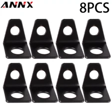 8PCS Belt Mounting 90 Degree Angle Bracket Kit Seat L-Bracket Hardware Kit