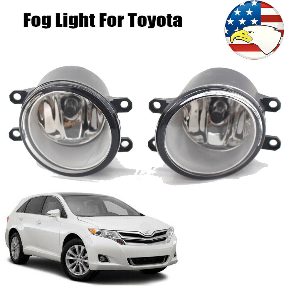 2pcs Left & Right Fog Light Kit  For 14-up Toyota Tundra