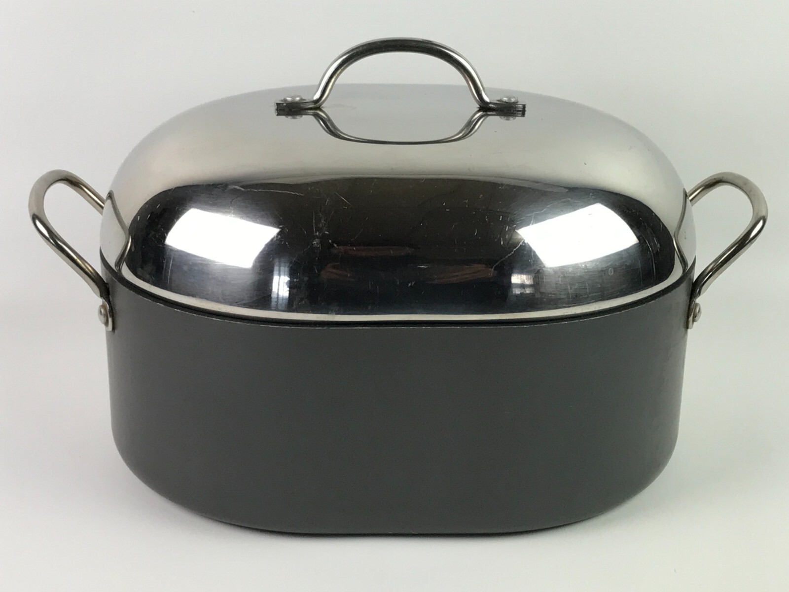 Circulon Covered Roaster Nonstick Top Roast Oval Roaster Pan with Lid