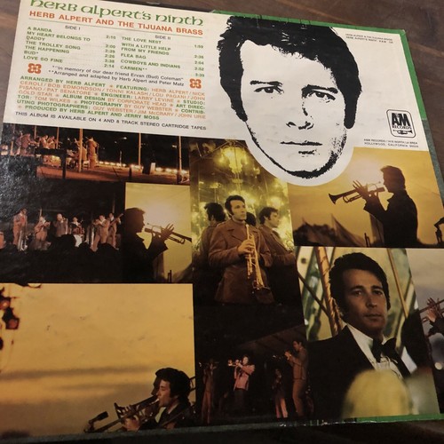 Herb Alpert Ninth LP Vinyl Record/We Combine Ship - Picture 3 of 6