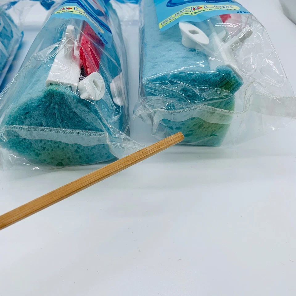 Lote 3 Quickie Home Pro Fregona y Rodillo Exfoliante Repuesto Tipo M #0582 Espuma/Esponja Nuevo S2 Foto 3 de 4