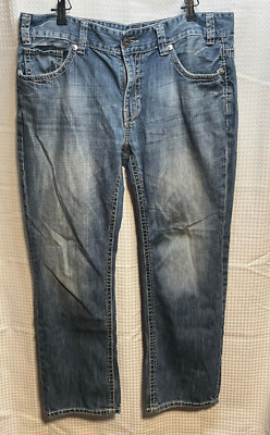 Warehouse One jeans mens 34 x 30 slim straight 1110103130 blue