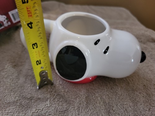 Snoopy Ceramic Sculpted Mug NEW Peanuts, 14.5 oz Christmas Box Unused In Box - Picture 11 of 12