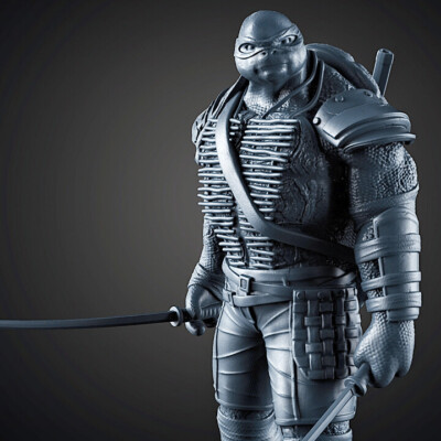 T.M.N.T.  ( LEONARDO ), FILME, 1/4-1/24, FIGUR, FAN ART, 3D-DRUCK, STATUE, SANIX