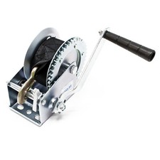 Handseilwinde 550kg 7m Zugband 4.1:1 Greifzug Handseilzug Forstseilwinde