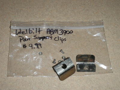 Welbilt Bread Machine Pan Support Clips for Model ABM3900 