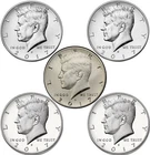 2017 P D S S S, Enhanced Uncirculated Silver Proof Kennedy Half Dollar JFK