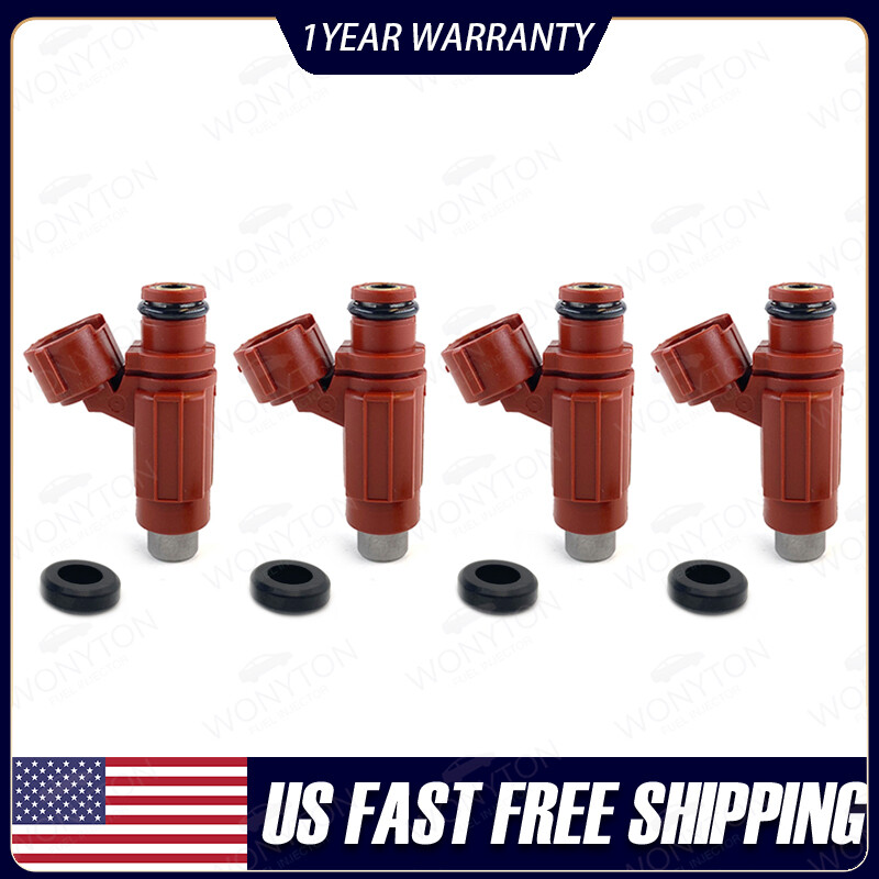 4Pcs Fuel Injectors 49033-0013 For 2007-12 Kawasaki Ninja ZX600
