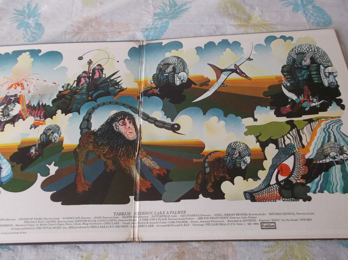 Emerson, Lake & Palmer Tarkus LP Album Canada pressing | eBay