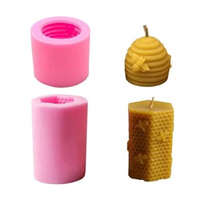 Stampi Per Candele In Silicone - 2 Pezzi, Forme Fiore E Luna, Per Fai Da Te - Foto 11