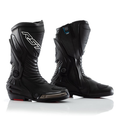 RST Tractech Evo III 3 CE Motorrad Motorrad Wasserdicht Sportstiefel schwarz