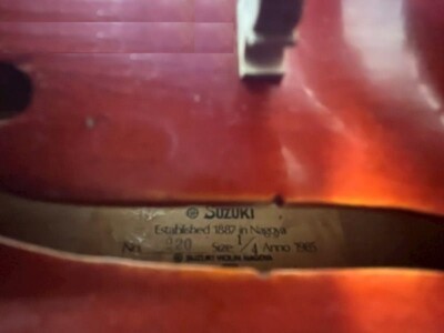 Suzuki No. 220 1/4 Violin, Japan 1985, Very Good Condition | eBay