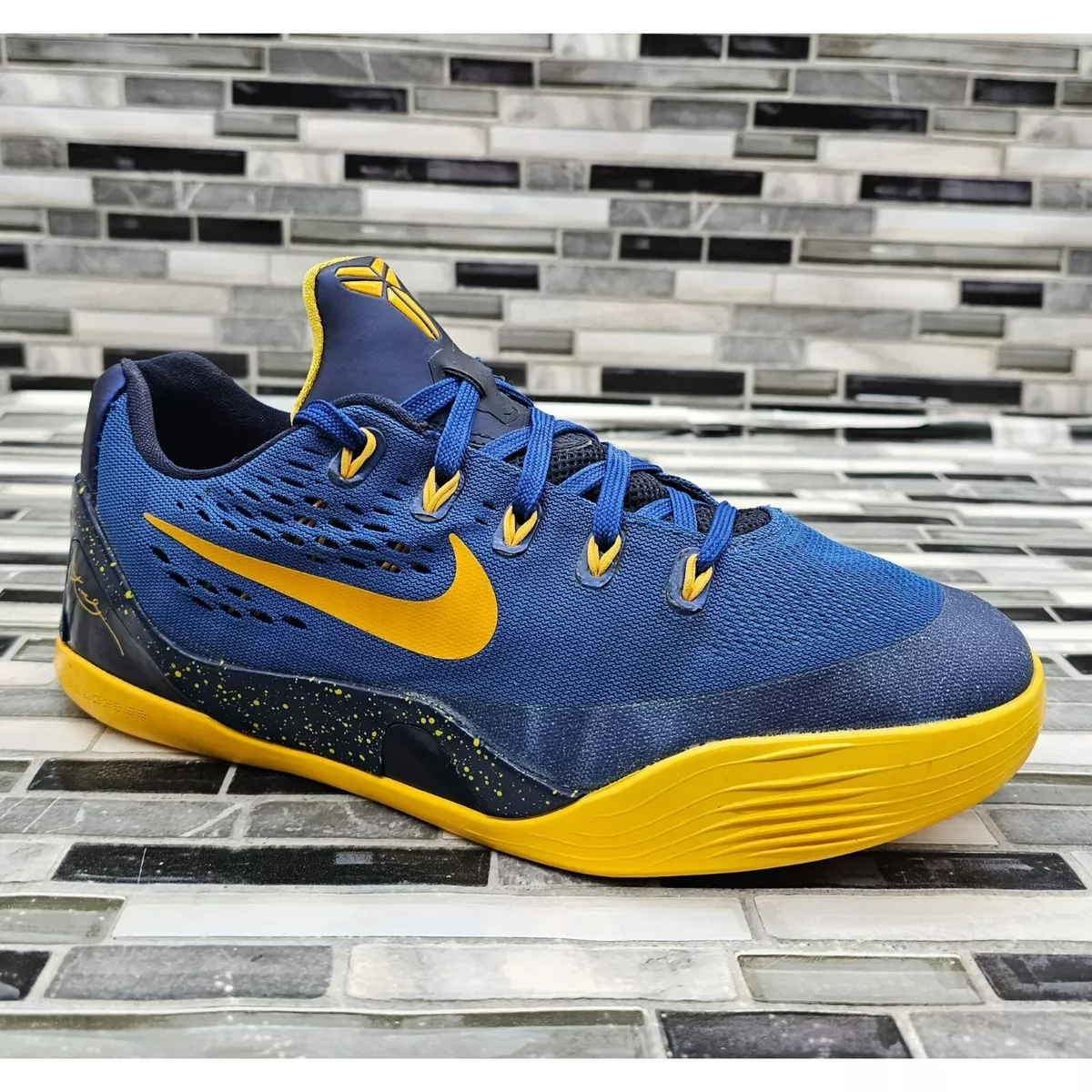 Nike Kobe 9 EM 2014 Gym Blue Big Kids Shoes Size 5.5Y