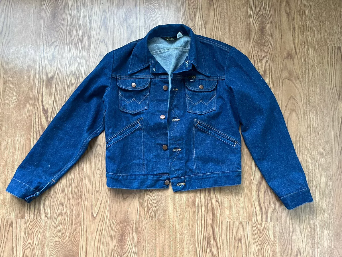Vintage 60s/70s Wrangler Denim Jacket Men 40 Rare | eBay