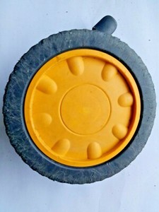 1x Rad VR Laufrad Höhenversteller Kappe für Rasenmäher TerraDena PM 460 OHV MTD