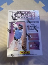2021 Panini Contenders Baseball  Blaster Box 1 Auto/Memorabilia 30 Cards