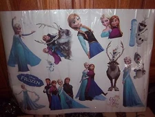 NEW - Disney Frozen Movie Film Elsa & Anna Wallies Wall Art