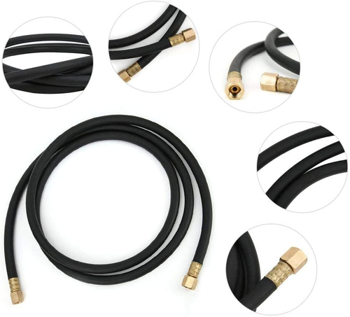 Inert Gas Hose Rubber Brass Nut 1/4 Inch High Flexibility Compressed Air Hose We - Picture 4 of 12