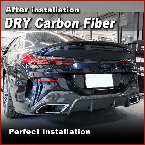 Fit for BMW 8 Series G16 840i M850i M-Sport DRY Carbon Rear Bumper Diffuser Lip - Bild 2 von 14