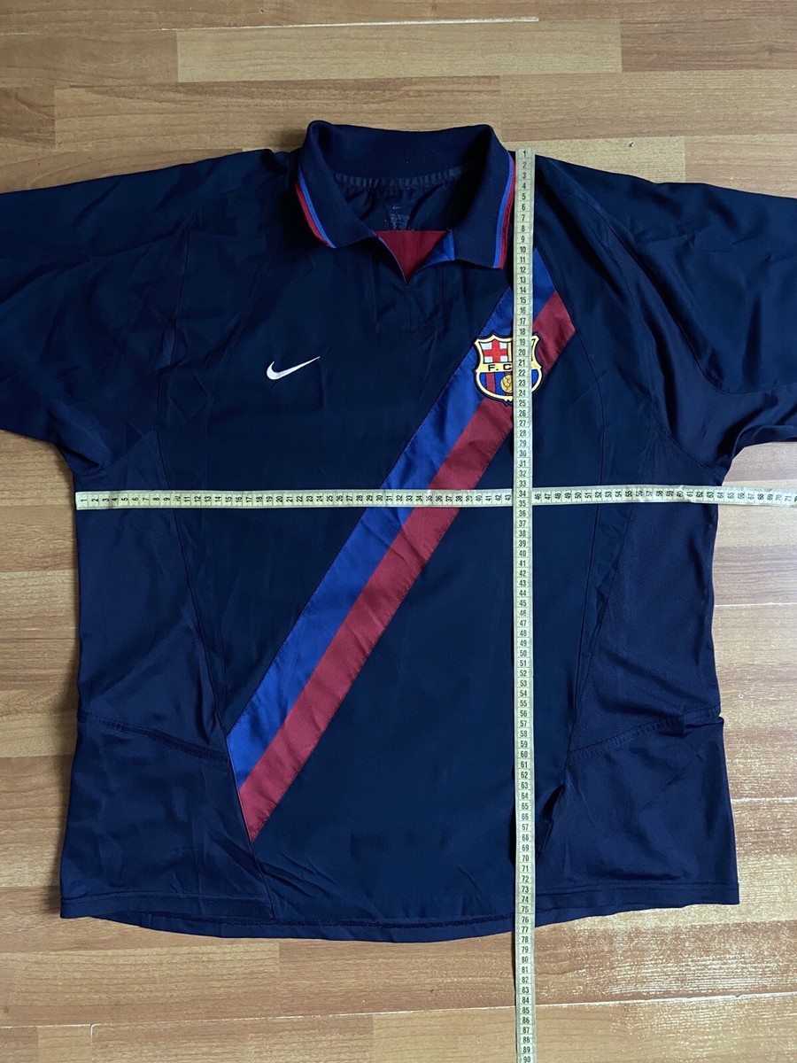 BARCELONA 2002 2003 AWAY FOOTBALL SHIRT SOCCER JERSEY NIKE