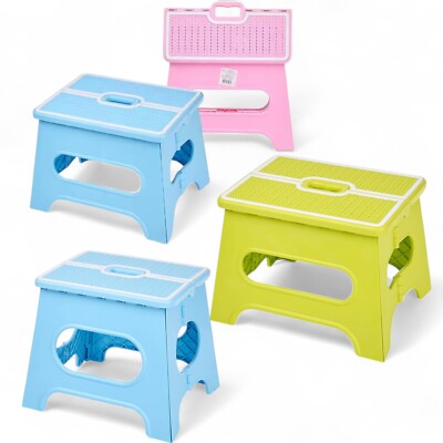 Mini Klapphocker Mehrzweck Stufe Anti-Rutsch-Griff Zuhause Einfache Aufbewahrung Küche